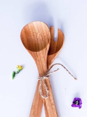 product--10 Olive Wood Fork & Spoon