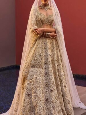 Beaded Bridal Lehengas Beaded Bridal Lehenga Manufacturer & Exporter in India