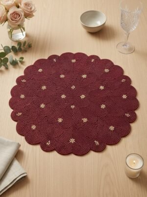 Beaded Placemat Manufacturer for Luxury Home Décor & Hospitality Brands