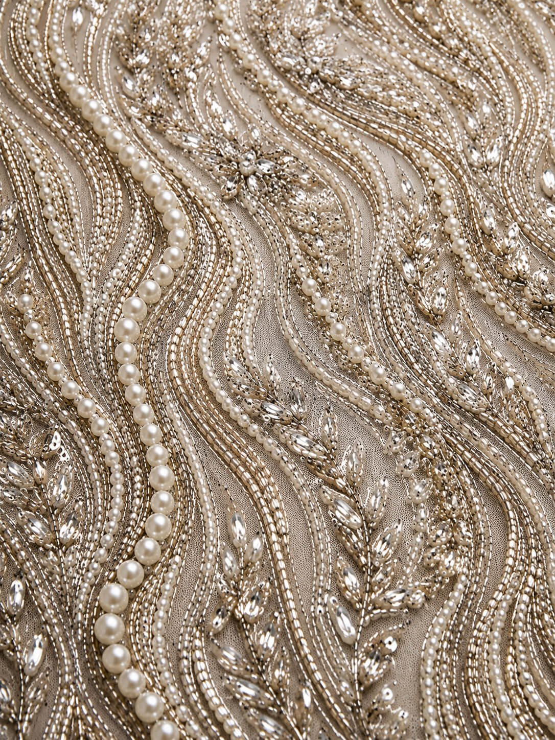 Couture Beaded Fabric Manufacturer for Luxury Fashion & Designer Collections