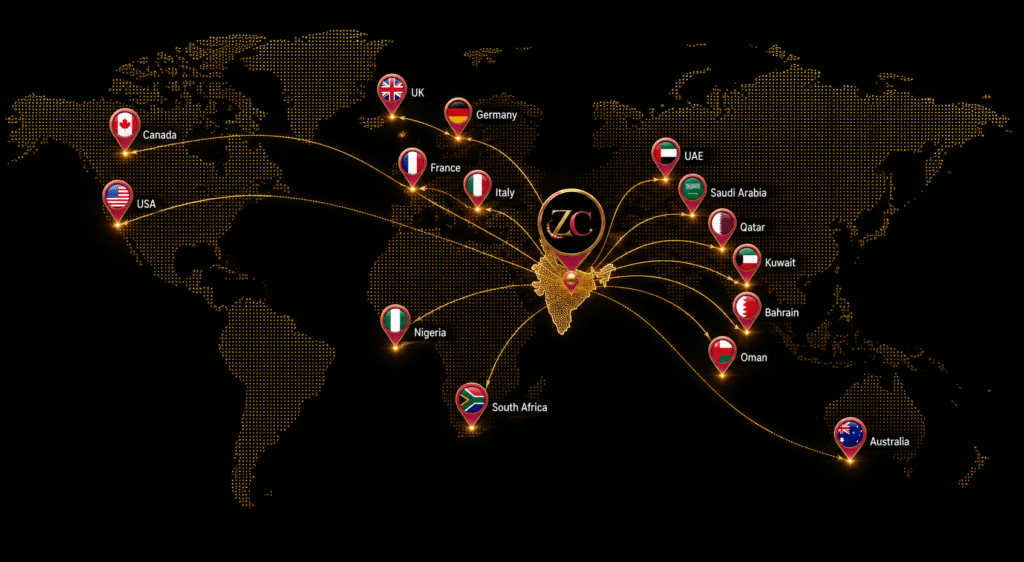 Exporting Worldwide to USA, Canada, UK, Germany, France, Italy, UAE, Saudi, Arabia, Qatar, Kuwait, Bahrain, Oman, Nigeria, South Africa, and Australia