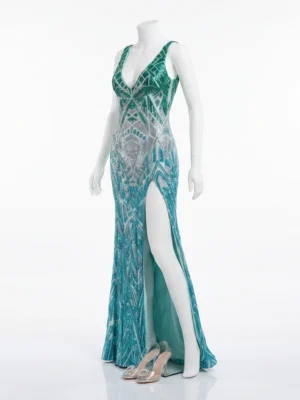 Beaded Stage Performance Gown Manufacturer & Exporter